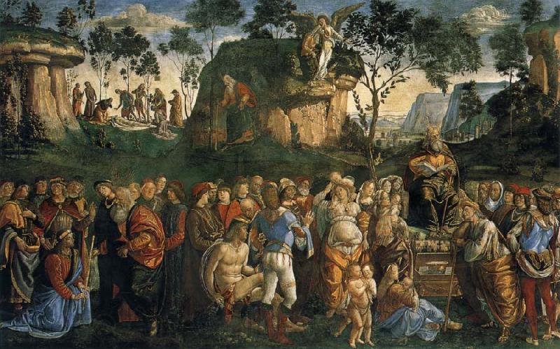 Luca Signorelli Testament and death Moses Spain oil painting art